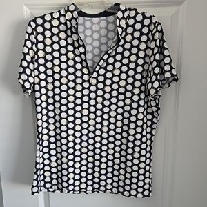 Tail Polka Dot Short Sleeve Top